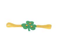 GAROZATION Diadema De Flores Elásticas Verdes Para Mujeres Accesorio De Fiesta De San Patricio Diadema Boho Sin Deslizamiento Floral Para Celebraciones y Eventos Festivos