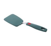 GAROZATION Espátula para Voltear Huevos y Tortitas de Silicona Resistente al Calor, Herramienta de Cocina Fina y Flexible, Adecuado para Asar y Freír en Color Verde Oscuro