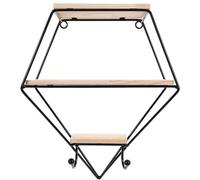 GAROZATION Estante Flotante De Pared con Gancho para Decoración y Organización Dormitorios Sala De Estar y Pasillos Capacidad De Carga Alta Diseño Compacto