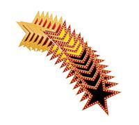 GAROZATION Estrellas de Cartulina Doradas para Fiesta, 18 Piezas para Decoración de Showers, Noches de Cine y Tableros de Anuncios