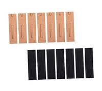 GAROZATION Funda de Papel Kraft para Bolígrafos y Estuche para Lápices 40 Unidades, Caja Plegable Ventana, Adecuado para Organizar Material Escolar y Oficina
