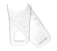 GAROZATION Fundas Impermeables para Zapatos de Peluquero, Transparentes y Resistentes, Diseño Antideslizante para Uso en Salones de Estilismo y Protección contra Rotura de Cabello