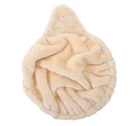 GAROZATION Hamaca de Gato de Peluche, Cama Colgante para Mascotas, Estructura de Dispersión de Peso, Anillo de Acero, Beige, 33cm, para Árbol de Gatos y Jaulas, para Gatitos y Mascotas