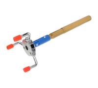 GAROZATION Herramienta de Desmontaje de Detectores de Humo de Aleación de Aluminio, Cabezal de Garra Grande, Poste Corto de 30 Cm, Accesorio para Extracción Segura sin Escaleras, Reparación