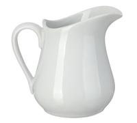 GAROZATION Jarra de Cerámica Capacidad 250ml Resistente al Calor y Fácil de Limpiar de Color Claro para Espumar Leche y Café Adecuado para Cafeterías y Hoteles