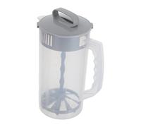 GAROZATION Jarra Mezcladora Manual de Plástico de 2000ml con Exprimidor de Limón y Aspas Anguladas para Bebidas Eficientes en Picnics al Aire Libre y Viajes Reutilizable