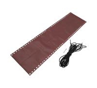GAROZATION Kit de Reparación para Tumbona de Exterior con Tela de Tejido Resistente y Transpirable, Incluye Cuerda y Tornillos para Instalación Fácil en Jardín o Terraza Color Café
