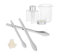 GAROZATION Kit para Hacer Labiales DIY Moldes de Silicona, Vaso Medidor y Cera, 8 Piezas para Reparación y Creación de Pintalabios, Incluye Herramientas Precisas, Uso Doméstico