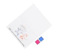 GAROZATION Libro de Visitas para Fiesta de Revelación de Género, Juego Cartel E3-1, 2 Tintas Azul y Rosa, 1 Hoja de Pegatinas, Decoración Creativa para Shower y Recuerdos Únicos