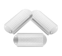 GAROZATION Lima de Pedicura para Pies de Acero Inoxidable, Juego de 3 Unidades, Raspador para Eliminar Durezas y Callosidades, Removedor de Piel Muerta para Cuidado Doméstico de Talones