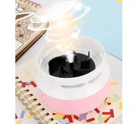 GAROZATION Mini Aspiradora Portátil de Escritorio para Oficina y Hogar, Limpieza de Migas y Pelusas, Diseño Estilizado en Rosa Material de Nylon y Plástico