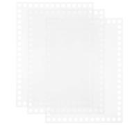 GAROZATION Molde para Base de Bolso Acrílico Transparente 2 MM 20X15 CM 3 Piezas para Suministros de Crochet y Proyectos de Bricolaje