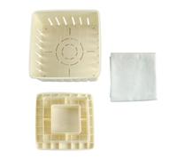 GAROZATION Molde para Hacer Tofu Casero de Pp Diseño Sólido y Uso Simple, Herramienta Práctica para Cocina y Elaboración Artesanal de Tofu en 1 Set