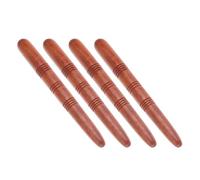 GAROZATION Palos de Masaje de Madera 4 Piezas Herramienta Manual para Puntos Gatillo Masaje en Pies y Cuerpo Uso en Spa y Yoga en Casa Ergonómica