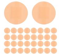 GAROZATION Parche para Heridas Redondo y Transpirable, Vendaje Adhesivo Mini 200 Unidades (2 Cajas de 100), Algodón y Pe, Hemostático, Adhesivo Seguro para Primeros Auxilios en Piel Sensible