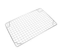 GAROZATION Parrilla Rectangular Resistente a Deformaciones y Fácil de Limpiar de Acero Inoxidable con Patas Adecuado para Barbacoa al Aire Libre y Fogatas