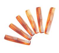 GAROZATION Peines de Peluquería Material Ps para Hombres Juego de 6 Dientes Anchos Dobles Aptos para Cabello Mojado y Seco en Casa o Salón