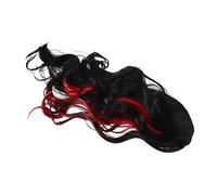 GAROZATION Peluca De Cabello Largo Ondulado: Peluca Sintética De Fibra De Alta Temperatura Roja Y Con Cobertura Total Para Mujeres, Ideal Para Fiestas De Cosplay Y Uso Diario.