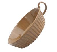 GAROZATION Plato de Cerámica Multipropósito para Cocina Diseño Vintage, Fácil de Limpiar, Adecuado para Pasta y Frutas en Uso Diario