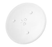 GAROZATION Plato Giratorio Redondo de Vidrio Resistente al Calor y Seguro contra Grietas para Microondas Instalación sin Herramientas para Uso en Cocina