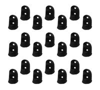 GAROZATION Protectores de Cutícula para Uñas 50piezas Negro de Plástico, Altamente Flexibles para Evitar Desigualdad de Luz en Salones y Experiencia Profesional