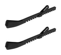 GAROZATION Protectores de Patines de Hielo Negros para Adulto, Funda Ajustable de 36 Cm para Patinaje Artístico y Hockey, Cubierta Blanda Base Antideslizante para Protección Segura