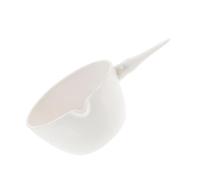 GAROZATION Recipiente de Evaporación Redondo de Material Sintético Blanco con Asa Reutilizable para Laboratorio y Escuela Capacidad 250ml