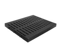 GAROZATION Rejilla y Evitar Bloqueos de Plástico Resistente Desague Jardin Cubierta de Alcantarillado Fácil de Instalar para Drenaje Exterior en Zanjas y Jardines