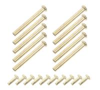 GAROZATION Remaches para Eje de Ventilador Plegable de Acero Inoxidable 3 Mm Diámetro, 25 Mm Longitud, 10 Juegos con Anilla para Reparación y Mantenimiento de Abanicos Plegables Manuales