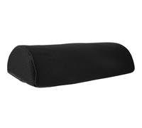 GAROZATION Reposapiés Ergonómico para Oficina y Casa, Almohada para Elevar Piernas y Pies Tejido de Malla Negra, Cojín Antiestrés de Espuma Alta Densidad, Soporte para Descanso y Circulación
