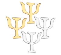 GAROZATION Set de 4 Broches de Aleación Diseño Novedoso y Símbolo de Psicología para Ropa, Broches Vintage Firmes Ideales para Obsequio en Día Madre