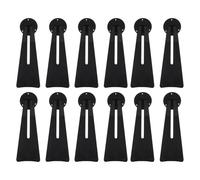 GAROZATION Soporte de Marco de Fotos Negro Grande Diseño Giratorio, Bastidor de Soporte de Plástico para Exhibición en Mesa, Accesorio Versátil para Marcos y Cuadros en Hogar y