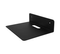 GAROZATION Soporte de Pared Mediano para Proyector y Bastidor de Enrutador, Estante Negro sin Perforación, Montaje Estable para Oficina y Hogar, Estantería para Dispositivos Electrónicos
