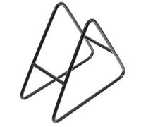 GAROZATION Soporte para Posavasos de Hierro Negro Multifuncional, Estante Organizador Triangular para Cocina y Hogar, Aparato de Cocina Compacto para Ordenación de Platos y Escritorio