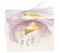 GAROZATION Tarjetas de Votos Matrimoniales Cinta, Libro de Oficiantes de Bodas en Papel Cartón, Diseño Pez en Tonos Caviar y Gris Pizarra, Adecuado para Ceremonia y Recuerdos de Boda