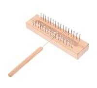 GAROZATION Telar de Madera para Bufanda Diy, Kit de Tejido Aguja de Crochet, Telar para Tejer Bufandas Artesanal, Accesorio para Manualidades y Bricolaje, Set para Principiantes