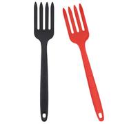 GAROZATION Tenedor de Silicona para Cocina Multifunción, 2 Piezas, Ligero Rebabas, Adecuado para Ensaladas y Servir Espaguetis Hogar