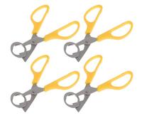 GAROZATION Tijeras Creativas de Acero Inoxidable para Cortar Cáscaras de Huevos Pequeños y Codorniz Mango Cómodo para Uso en Hogar y Bar, Pack de 4 Unidades