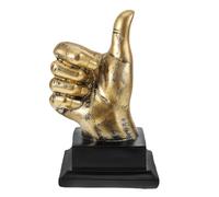GAROZATION Trofeo de Resina Diseño de Mano en Gesto de Pulgar hacia Arriba, Trofeo Decorativo para Premios y Celebraciones, Modelo Compacto Adecuado para Eventos Deportivos y Fiestas