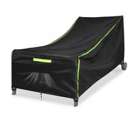 GARPROVM Cubierta para tumbona de jardín resistente a la intemperie, 2 unidades, funda protectora para tumbona de 200 x 75 x 40/70 cm, tejido Oxford 210D, impermeable, resistente al polvo con