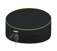 GARPROVM Funda para isla de sol, funda protectora para isla de sol redonda, funda para isla de tumbona de exterior, tela Oxford 420D impermeable lona para isla de sol (⚪230x120/100cm)