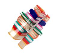 Garra De Estilo Románico - Pinza De Pelo De Acrílico Elegante, Accesorio Único En Tema De Lectura | Pinza De Pelo Colorida De Para Niñas Y Mujeres, Cola De Caballo, Estilo De Sesión De Fotos,