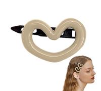 Garra en de corazón - Morandi lindos accesorios para el cabello con garra para baño - Pinza para el cabello con de corazón linda antideslizante de apariencia vívida