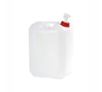 Garrafa con Grifo 25 litros Agua Camper Aceite contenedor Transparente Boca Ancha Ideal Agua Gasolina y químicos depósito Aire Acondicionado Camping Furgoneta Camper homologada ADR (1 Garrafa)