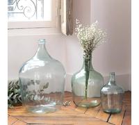 Garrafa Damajuana Lisa 34L Transparente - Vidrio Reciclado - Botella de Gran Capacidad y Alta Resistencia - Ideal para Fermentaciones o Decoración