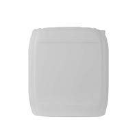 Garrafa de 25 l, rectangular, plástico de HDPE, natural, boca: ND 60