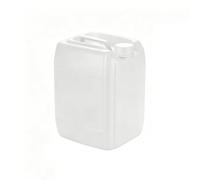 Garrafa De Plástico Resistente Con Asa, Bidón Cuadrado De HDPE Con Tapón De Rosca, Recipiente Hermético Y A Prueba De Fugas Para Almacenamiento De Líquidos (ideal Para Elaboración Casera)(Blanco,20L)
