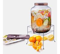 Garrafa de vidrio para bebidas con grifo de 8.8 L