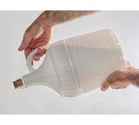 Garrafa Garrafón Cristal 5 Litros Forrado Plástico Duro Resistente Único En El Mercado Marca Registrada (6)