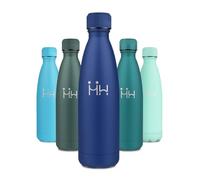 Garrafa Termica 500ml, Botella Termica sin BPA Reutilizable, Botella Agua con Doble Pared, A Prueba de Fugas, Botella Agua Acero Inoxidable Ideal para Colegio, Gimnasio, Oficina, Deporte, Camping